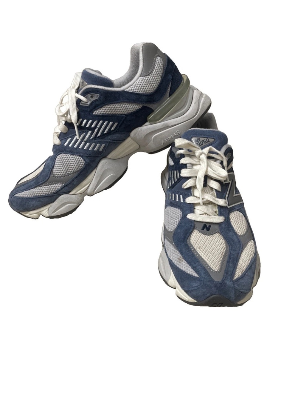 New Balance 9060 Sneakers Men’s 12 Natural Indigo U9060IND Blue Suede 2022
